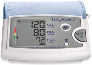 أجهزة قياس ضغط الدم الالمانية - جهاز قياس ضغط الدم الأوتوماتيكي من LifeSource للأذرع الكبيرة جدًا