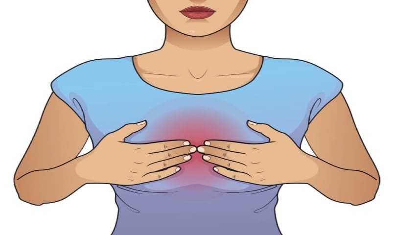 هل وخز الثدي من علامات التبويض .. هل ألم الثدي في أيام التبويض من علامات الحمل؟