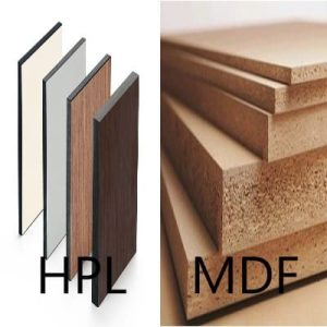 الفرق بين خشب MDF و HPL